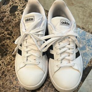 Adidas White and Black Sneakers